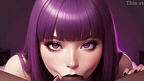 Gothic Cute Girl Loves BBC in POV Cum-Filled 3D Cartoon Action. Watch Her Take Monster Cock!