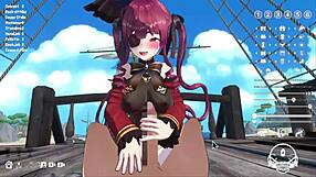 Sexy sailor girl gets fucked by horny captain