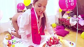 Two girls satisfy their master by giving each other oral sex