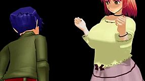 Girl B Hero scenes - Part 15: The erotic anime game continues