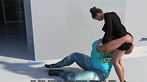 Married woman’s threesome in adult video game