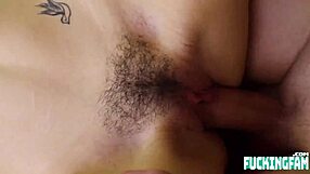 Aria Banks and Riley Jean in a hot competition for cock worship and deepthroat skills