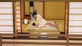 3D animated hentai featuring Lady Dimitrescu in ultra settings