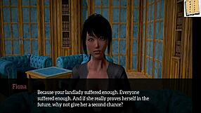 Adult visual novel with anime-style gameplay