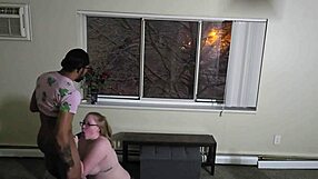 Redhead snow bunny gets her BBC lover's cum on face