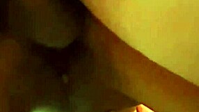 Big ass blonde gets cum on her tits in the morning