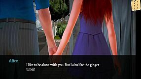 Play a sex game with my new family in 3D