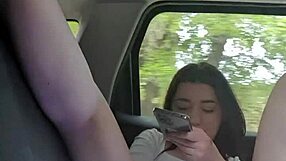 Close call: Teen nearly caught pleasuring herself in taxi