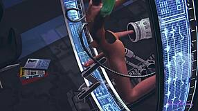 Skinny shemale gets creampied in Yaoi femboy 3D game