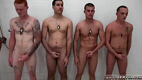 Gay sex foreplay, hazing, showering, and fucking in Boy TV