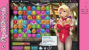 HuniePop walkthrough with a sexy anime-style game experience