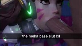 Animated Overwatch compilation with anime-style action
