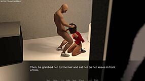 Cheating wife gets a facial in a hotwife game