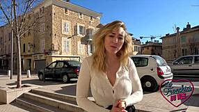 Real estate agent Elisa's sexy French beauty