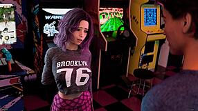 Freshwomen Part 15 Gameplay with Redhead Fingering on Desk