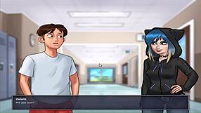 Anime erotica with a dating game theme