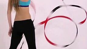 teenie kira zukerman strips bare and opens wide on cam