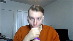 Gay blowjob and cock sucking scenes in a POV video
