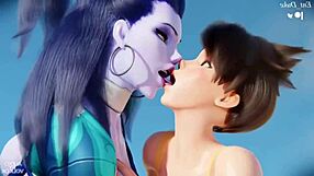 Compilation of Overwatch fan-made porn in 3D cartoon style