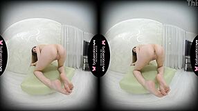 Vika Lita's self-pleasure experience in virtual reality