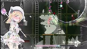 Ryona’s sexy threesome in the horse shape cradle