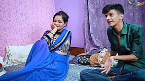 Indian girl gets hardcore dildo action from delivery boy