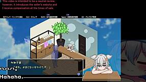 Hentai game with crossdressing and big tits action