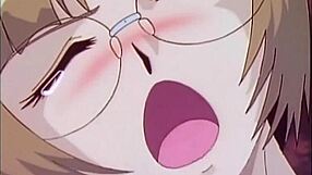 Shy anime teenage girl gets rough and wild in this fantasy cartoon