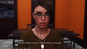 Hot brunette gets rich guy's help with her dating game