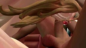 Beautiful woman with perfect body gets facial in hot anime sex scene