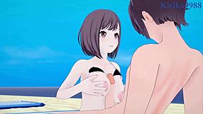 Ichika Hoshino and Ena Shinonome in hardcore hentai action