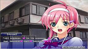 Animated porn with a peeping hole fetish