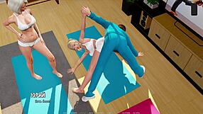 Ripples part 12: a porn video game walkthrough with ball licking and big tits