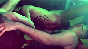 Amateur gay party turns into a wild Halloween anal sex party