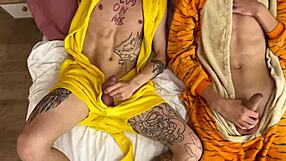 Hot twinks engage in anal sex and more