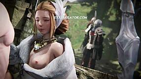 3D animated sex scenes with hardcore action and cumshots
