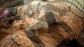 Blonde European slut gets her ass fucked in satin