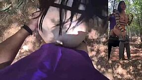 Young gay man’s cuckold experience in the woods