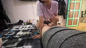 Petite university student gets her wet pussy fucked hard