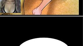 Melina MX's aunt seduces her in this erotic anime hentai
