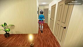 3D animated video of my sexy neighbor in the bathtub