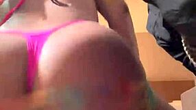 Moee’s big black cock worship with Gibby the clown