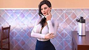 Freshwomen Gameplay Part 1 Shows Naked Milf Getting Pounded. Monster Cock Fills Her with Cum!