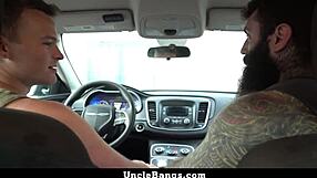 Stepson Proves Driving Skills to Daddy with Bold Moves