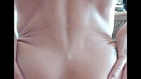 Beautiful big cumshot in a hot anal fuck scene with a nudist stud