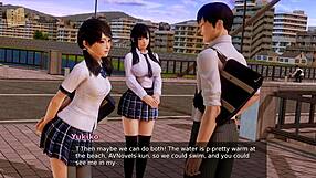 Walkthrough of the adult visual novel and game, The Academy 165