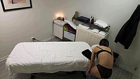 Young Japanese girl gets seduced and fucked during massage