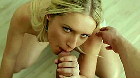 Jenya, an 18-year-old virgin, enjoys a group sex experience with two men