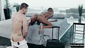 Interracial gay sex with big dick