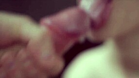 Compilation of cum in mouth and swallowing with double penetration